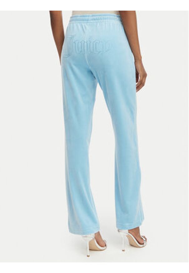 Juicy Couture Spodnie dresowe Tina JCWBJ126327 Błękitny Straight Leg. Kolor: niebieski. Materiał: syntetyk