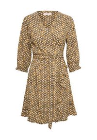 Cream Sukienka codzienna Crtiah Wrap 10611681 Kolorowy Feminine Fit. Okazja: na co dzień. Materiał: wiskoza. Wzór: kolorowy. Typ sukienki: proste. Styl: casual