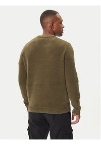 Aeronautica Militare Sweter 252MA1573UL00539 Zielony Regular Fit. Kolor: zielony. Materiał: bawełna #3