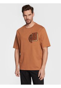 Baldessarini T-Shirt Tacko B4 20043/000/5081 Brązowy Contemporary Fit. Kolor: brązowy. Materiał: bawełna