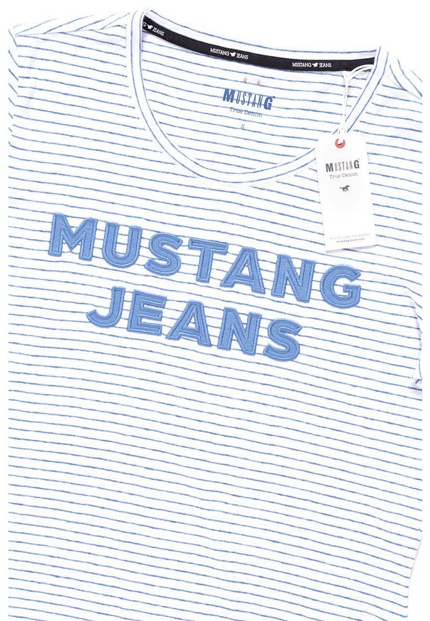 Mustang - MUSTANG T SHIRT DAMSKI Alexia C Print 1009881 11812. Wzór: nadruk