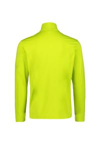 Bluza męska CMP 30L1097. Typ kołnierza: golf. Kolor: zielony. Sport: narciarstwo, turystyka piesza, golf