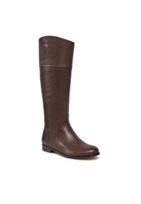 Oficerki Lauren Ralph Lauren 802915418003 Chestnut Brown. Kolor: brązowy