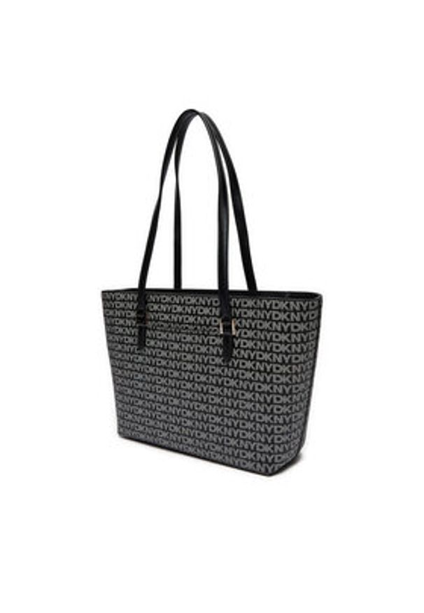 DKNY Torebka Bryant Ave Md Tote R42AYE20 Czarny. Kolor: czarny. Materiał: skórzane