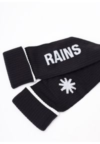 Skarpety Unisex Rains Logo Socks 2-pack. Kolor: czarny. Materiał: elastan, poliamid