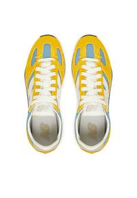 New Balance Sneakersy U471VBC W Żółty. Kolor: żółty. Materiał: skóra, zamsz #4