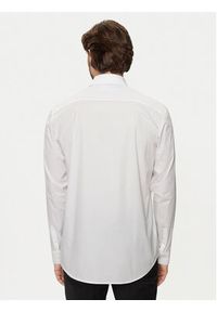 Karl Lagerfeld - KARL LAGERFELD Koszula 605951 544600 Biały Regular Fit. Typ kołnierza: dekolt w karo. Kolor: biały. Materiał: bawełna #5