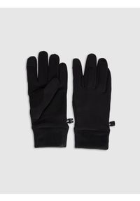 4f - 4F Rękawiczki dzianinowe Touch Screen uniseks - czarne XL. Kolor: czarny. Materiał: dzianina. Sezon: zima, jesień. Styl: sportowy, casual