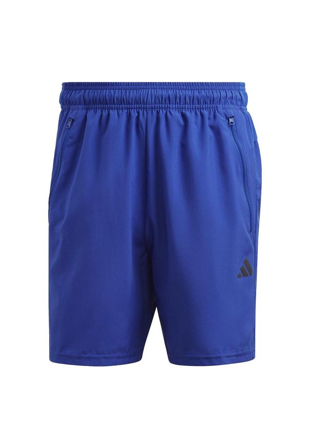 Adidas - Spodenki krótkie treningowe męskie adidas Essentials. Kolor: czarny, niebieski, wielokolorowy. Materiał: materiał. Długość: krótkie. Sport: bieganie
