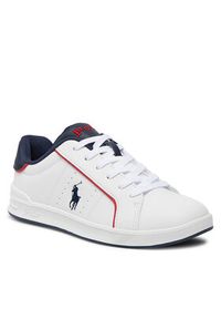 Polo Ralph Lauren Sneakersy RL00589111 J Biały. Kolor: biały. Materiał: skóra #4
