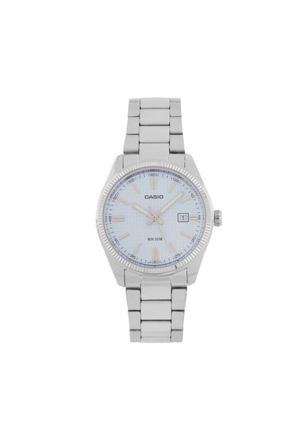 Casio Zegarek MTP-1302PE-2AVEF Niebieski. Kolor: niebieski