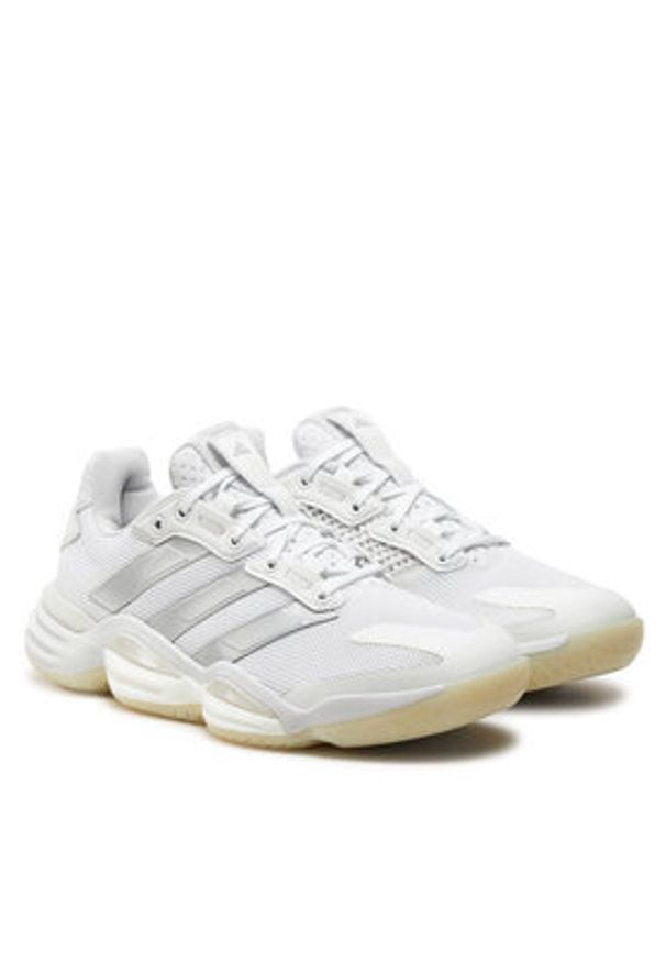 Adidas - adidas Buty halowe Stabil 16 Indoor Shoes IE3584 Biały. Kolor: biały. Materiał: materiał, mesh