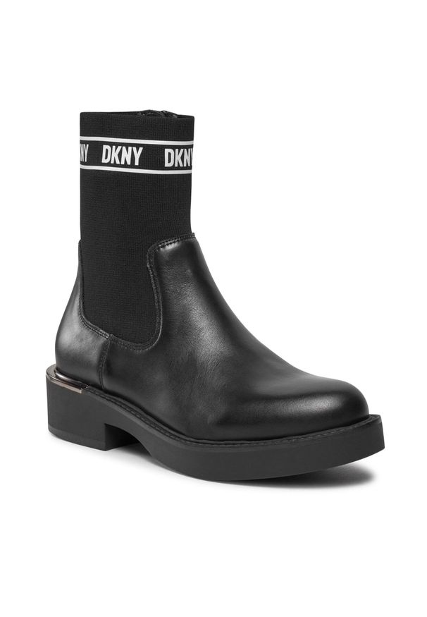Botki DKNY Tully K3317661 Black/White 5. Kolor: czarny