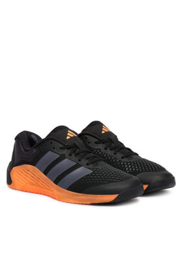 Adidas - adidas Buty na siłownię Dropset 4 JR4677 Czarny. Kolor: czarny. Materiał: materiał. Sport: fitness