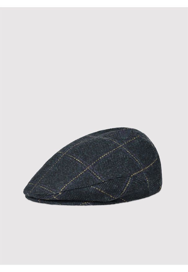 Pako Lorente - PAKO LORENTE – Kaszkiet męski w kratę. Materiał: wełna, bawełna, poliester