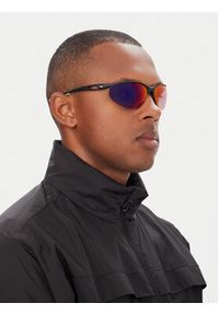 Nike Okulary przeciwsłoneczne Aerial E DZ7353 011 Czarny. Kolor: czarny