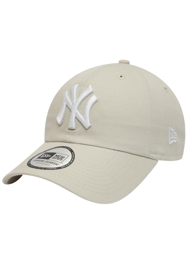 Czapka z daszkiem New Era MLB New York Yankees. Kolor: beżowy, biały, wielokolorowy. Materiał: bawełna. Styl: sportowy
