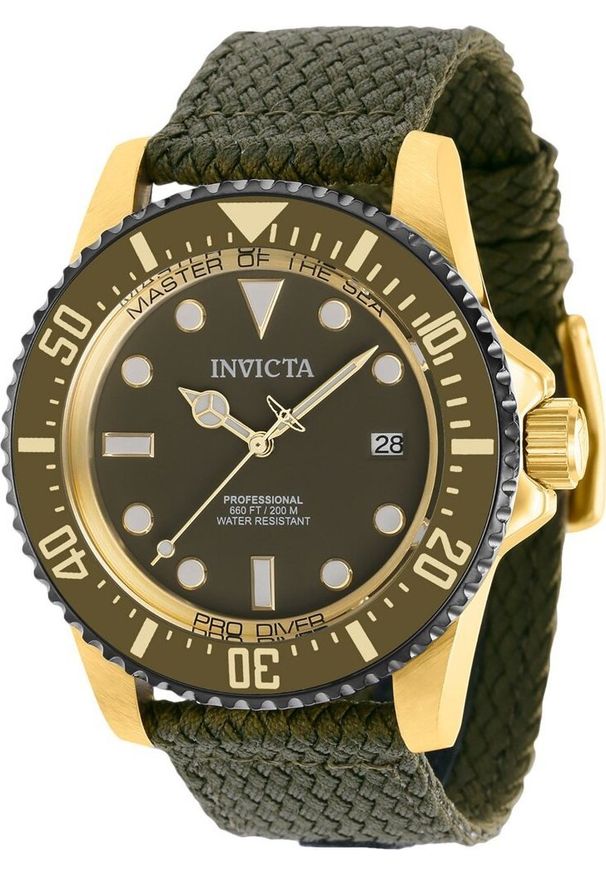 Zegarek Invicta Zegarek marki Invicta model 382 kolor Zielony. Akcesoria męski. Sezon: Cały rok NoSize. Kolor: zielony