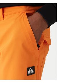 Quiksilver Spodnie snowboardowe Estate EQYTP03237 Pomarańczowy Slim Fit. Kolor: pomarańczowy. Materiał: syntetyk. Sport: snowboard #4