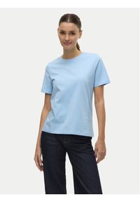 Vero Moda T-Shirt Paulina 10316991 Niebieski Regular Fit. Kolor: niebieski. Materiał: bawełna #1