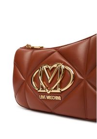 Love Moschino - LOVE MOSCHINO Torebka JC4083PP1NLC0312 Brązowy. Kolor: brązowy. Materiał: skórzane