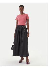 BOSS Spódnica maxi C_Vidol 50559088 Czarny Regular Fit. Kolor: czarny. Materiał: bawełna #4