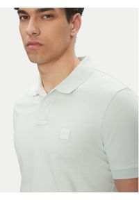 BOSS Polo Passenger 50507803 Niebieski Slim Fit. Typ kołnierza: polo. Kolor: niebieski. Materiał: bawełna