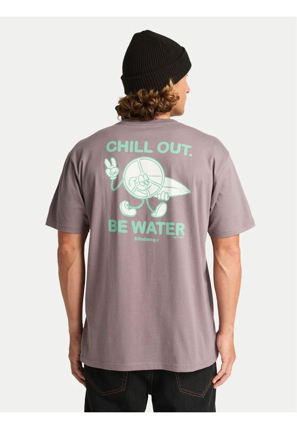 Billabong T-Shirt Gimmicks EBYZT00363 Fioletowy Regular Fit. Kolor: fioletowy. Materiał: bawełna