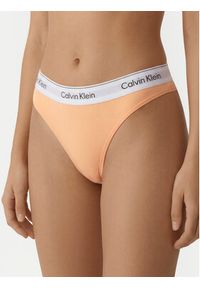 Calvin Klein Underwear Figi brazylijskie LV00QF8522 Pomarańczowy jasny. Kolor: pomarańczowy. Materiał: bawełna #4