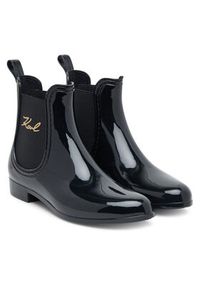 Karl Lagerfeld - KARL LAGERFELD Kalosze Kalosh II KL94775 Czarny. Kolor: czarny. Materiał: guma #4