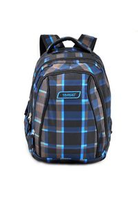 Target Plecak szkolny 2w1 , Szaro-niebiesko-czarne. Kolor: czarny, wielokolorowy, szary, niebieski #1