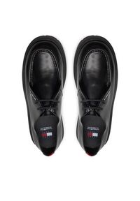 Tommy Jeans Półbuty Tjm Smart Derby Shoe EM0EM01418 Czarny. Kolor: czarny. Materiał: skóra