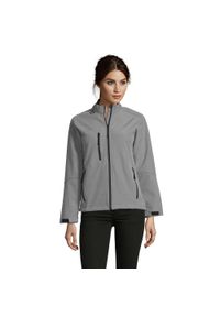 SOL'S - Kurtka Damska Roxy Soft Shell. Kolor: szary