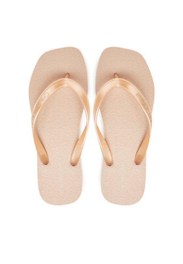 Calvin Klein Jeans Japonki Thong+ Tpu Metallic YW0YW01720 Różowy. Kolor: różowy. Materiał: syntetyk