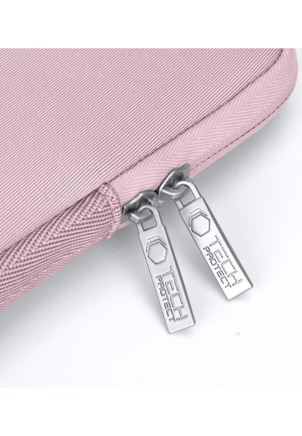 TECH-PROTECT - Pokrowiec Tech-Protect NeoSlim do laptopa 15-16'' różowy. Kolor: różowy. Materiał: polar, neopren, materiał, tkanina. Styl: elegancki, biznesowy, casual
