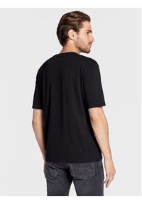 Sisley T-Shirt 3I1XS101J Czarny Regular Fit. Kolor: czarny. Materiał: bawełna