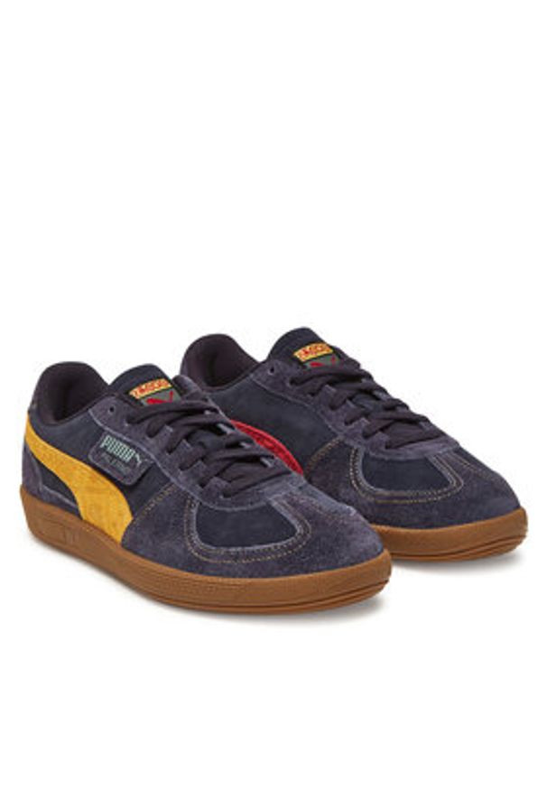 Puma Sneakersy Palermo ROAD TO UNITY 401366 01 Czarny. Kolor: czarny. Materiał: skóra, zamsz