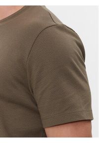 BOSS - Boss T-Shirt Tiburt 240 50452680 Khaki Regular Fit. Kolor: brązowy. Materiał: bawełna #3