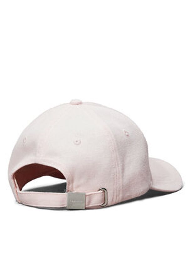 Calvin Klein Czapka z daszkiem Raised Embroidery K60K613118 Różowy. Kolor: różowy. Materiał: len, materiał