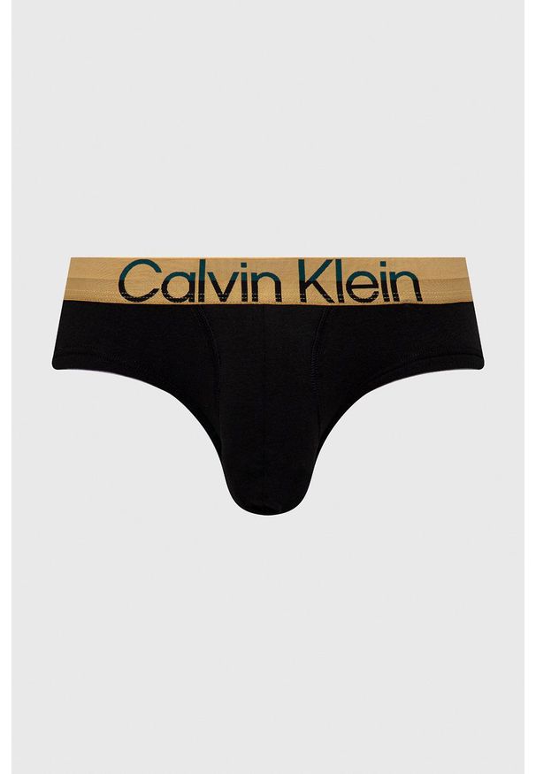 Calvin Klein Underwear Slipy męskie kolor czarny. Kolor: czarny