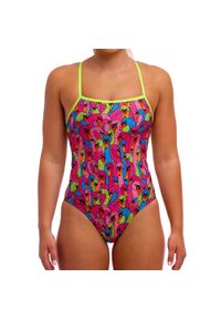 Strój do pływania FUNKITA Swan City - Single Strap. Kolor: wielokolorowy