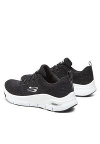 skechers - Skechers Sneakersy Glee For All 149713/BKW Czarny. Kolor: czarny. Materiał: materiał #4