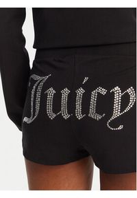 Juicy Couture Szorty sportowe JCWHS125312 Czarny Loose Fit. Kolor: czarny. Materiał: bawełna #4