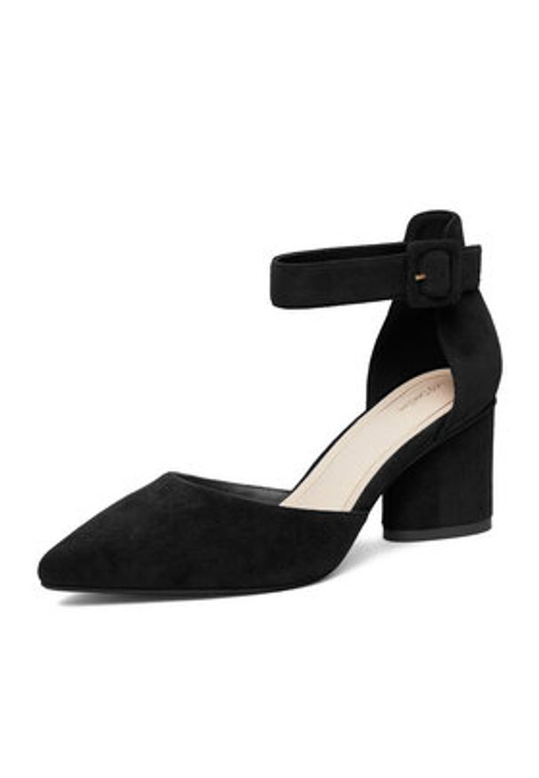 DeeZee Czółenka CEO-112233 Czarny. Kolor: czarny. Materiał: materiał