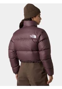 Kurtka Damska The North Face W Nuptse. Kolor: fioletowy. Materiał: puch. Sport: turystyka piesza