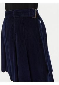 Weekend Max Mara Spódnica mini Zucca 2425106042 Granatowy Regular Fit. Kolor: niebieski. Materiał: bawełna #5