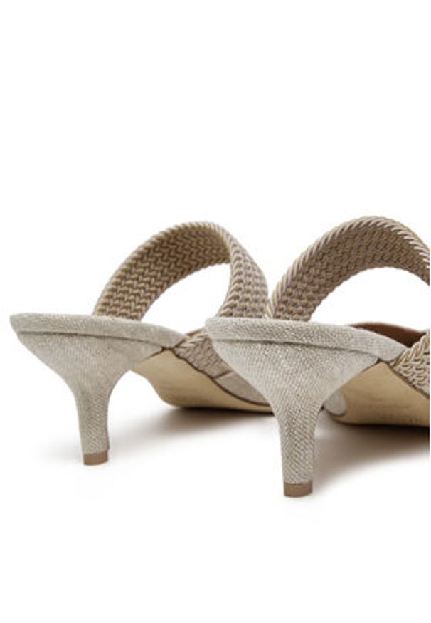 MALONE SOULIERS Klapki Maisie 45-154 Beżowy. Kolor: beżowy. Materiał: materiał