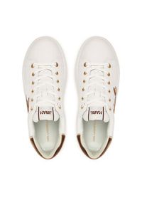 Karl Lagerfeld - KARL LAGERFELD Sneakersy KL62510C Biały. Kolor: biały. Materiał: skóra #3
