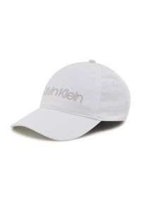 Calvin Klein Czapka z daszkiem Bb Cap K60K608210 Biały. Kolor: biały. Materiał: materiał