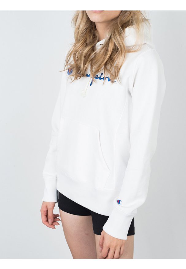 Champion Bluza | 111555 | Kobieta | Biały. Typ kołnierza: kaptur. Kolor: biały. Materiał: bawełna